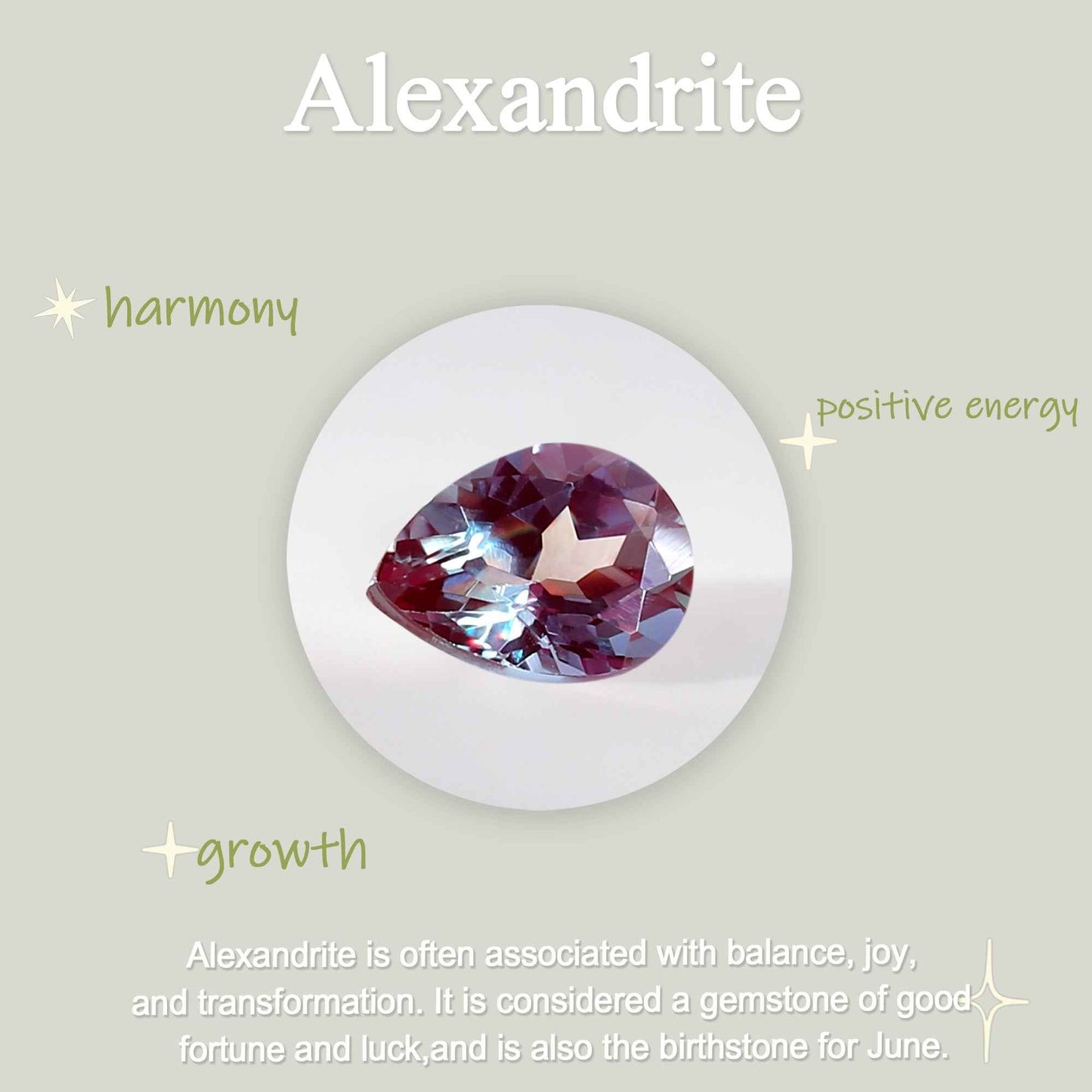 Cluster Hexagon Cut Alexandrite Gemstone Ring