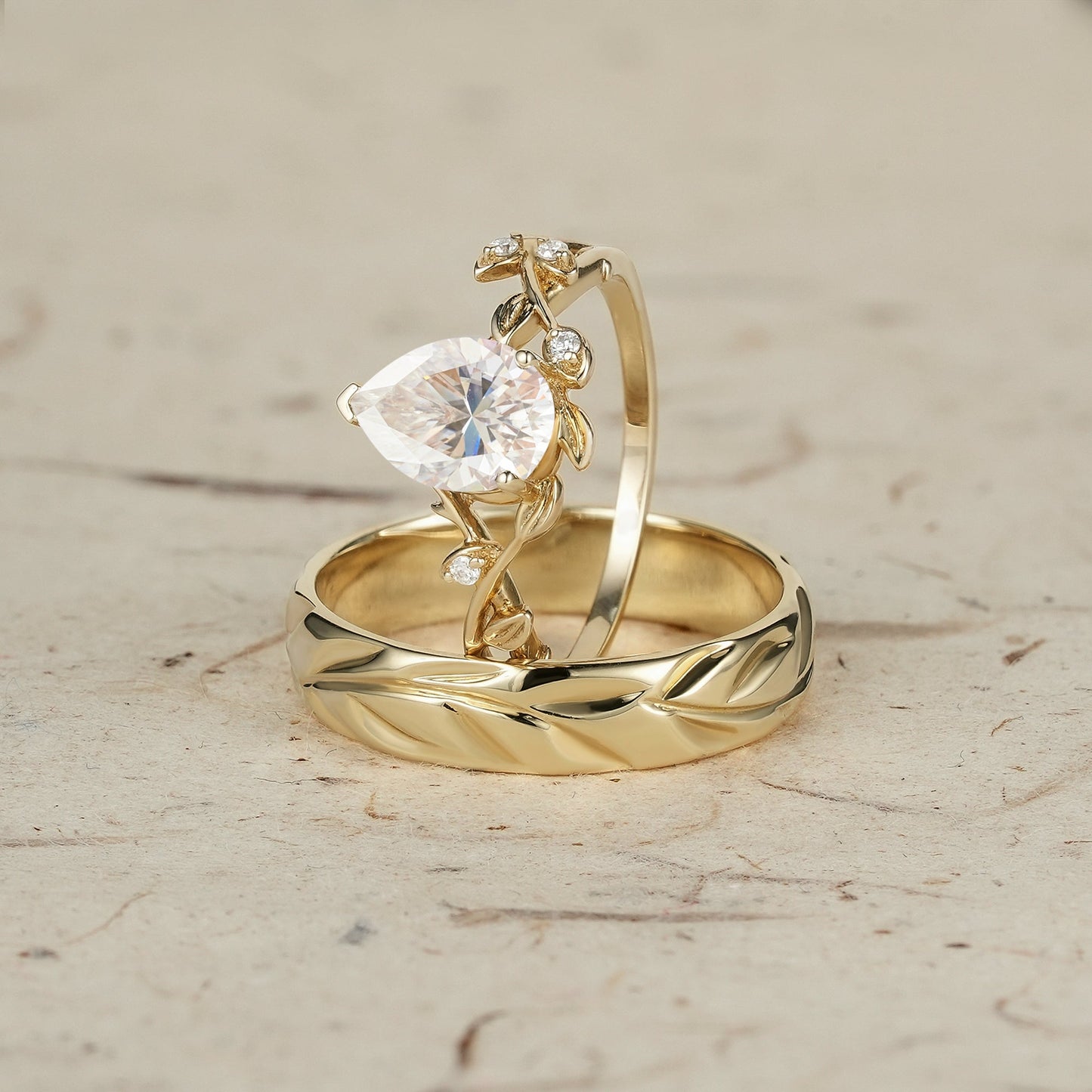 Custom Couple Ring Set for Rebecca