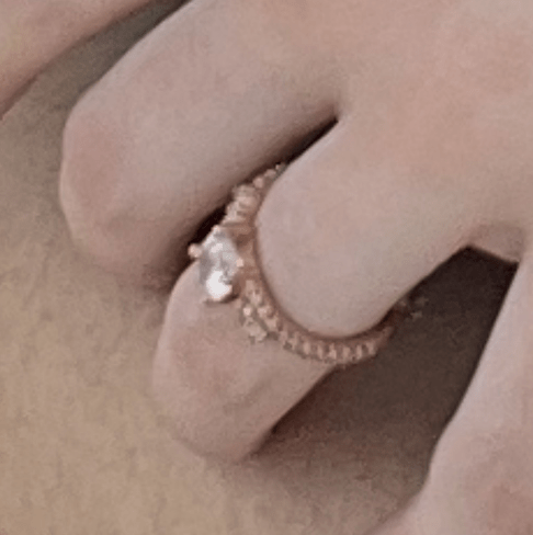Custom Round Moissanite Engagement Ring For Hayley Heffernan