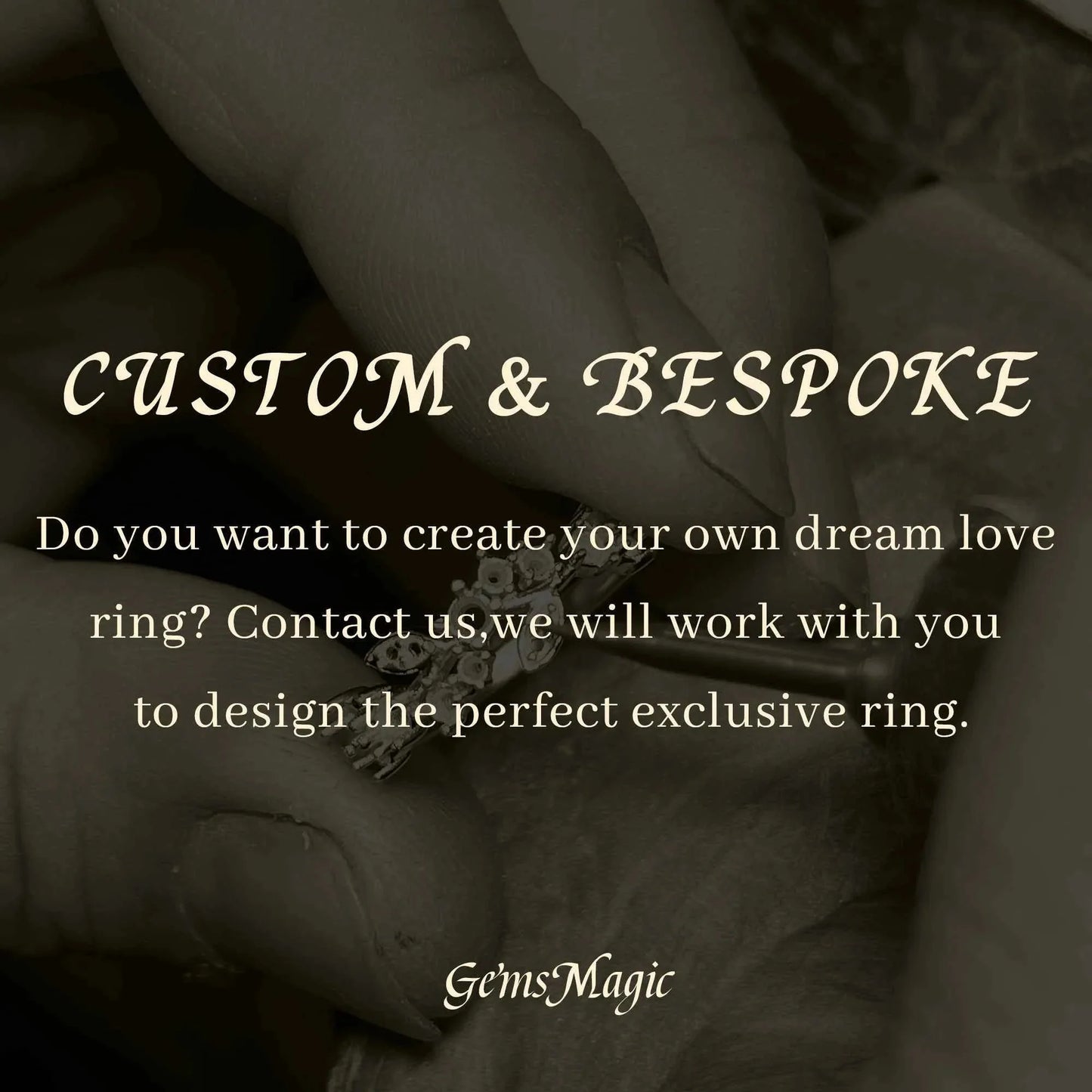 Custom Moonstone Engagement Ring for Nick Soma