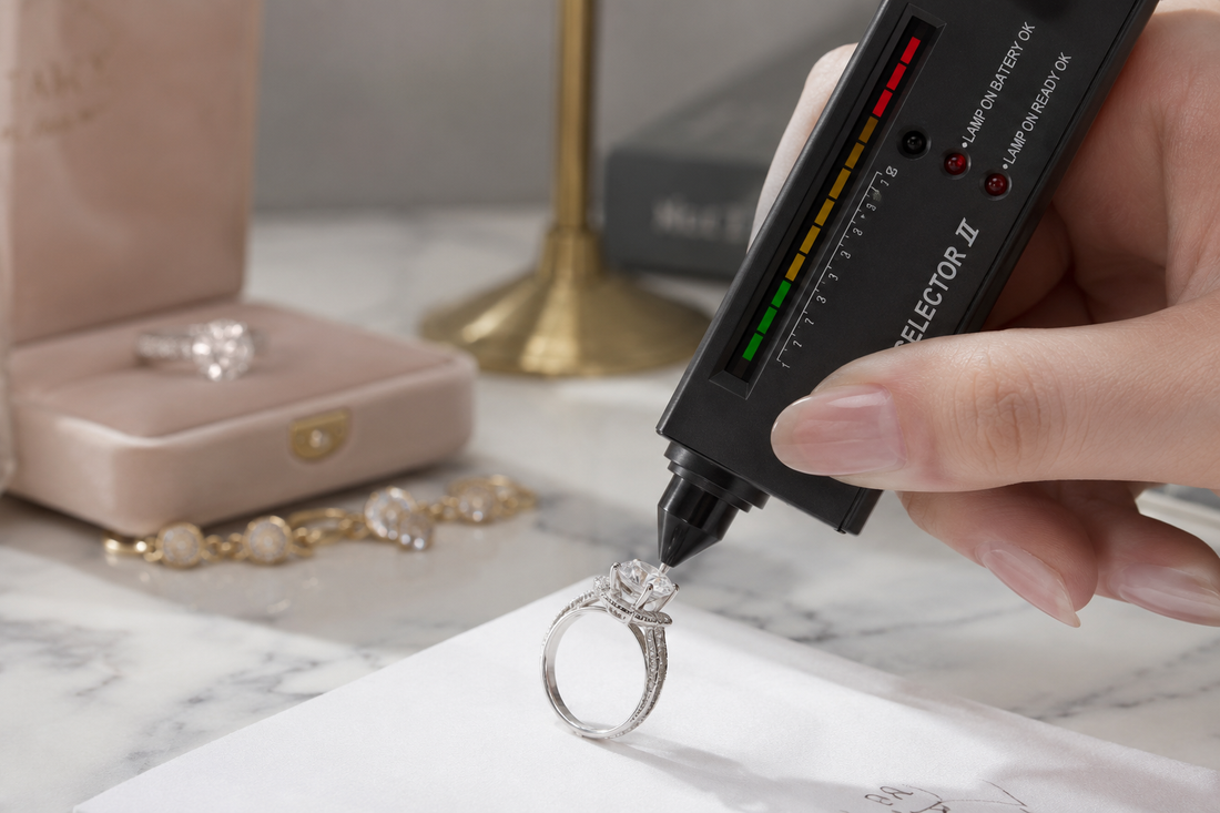 Can You Tell Moissanite From Diamond? The Diamond Tester Test