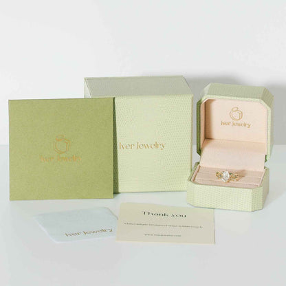 Unique kite Cut Blue Sandstone Moon Gemstone Ring