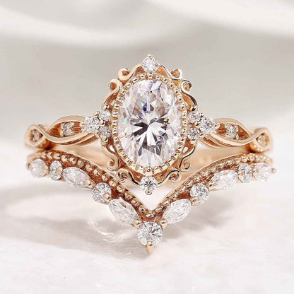 Moissanite Stacking Wedding Band One Piece