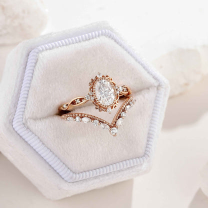 Moissanite Stacking Wedding Band One Piece