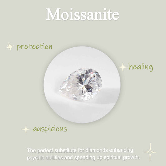 Curved Round Cut Moissanite 14k Rose Gold Stacking Ring