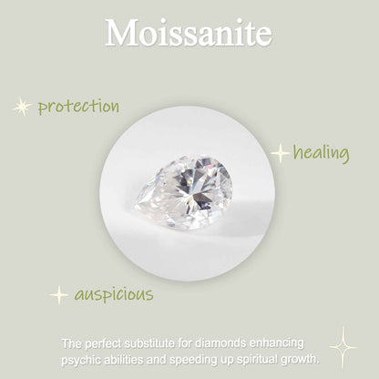 Unique Enhancer Moissanite Rose Gold Wedding Ring