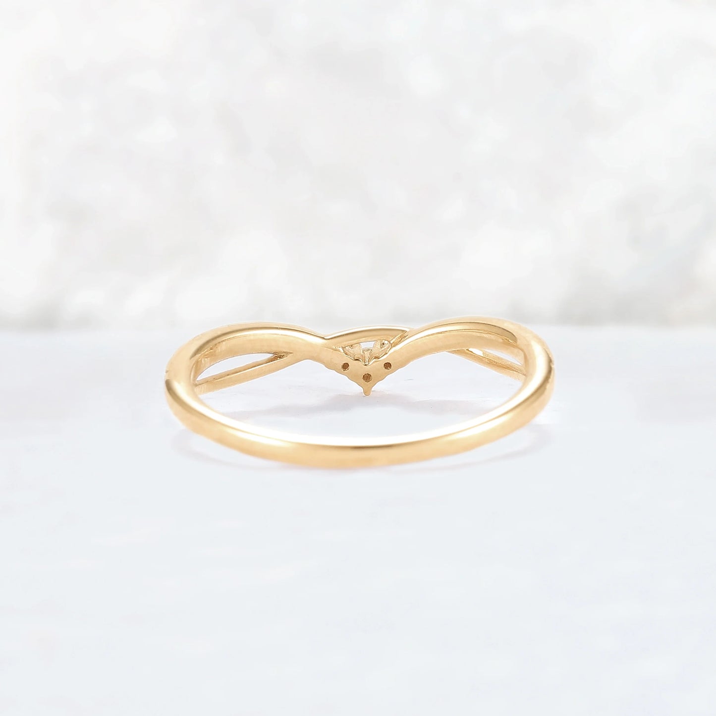 Nature Inspired Leaf Patterns and Vines Stacking Ring
