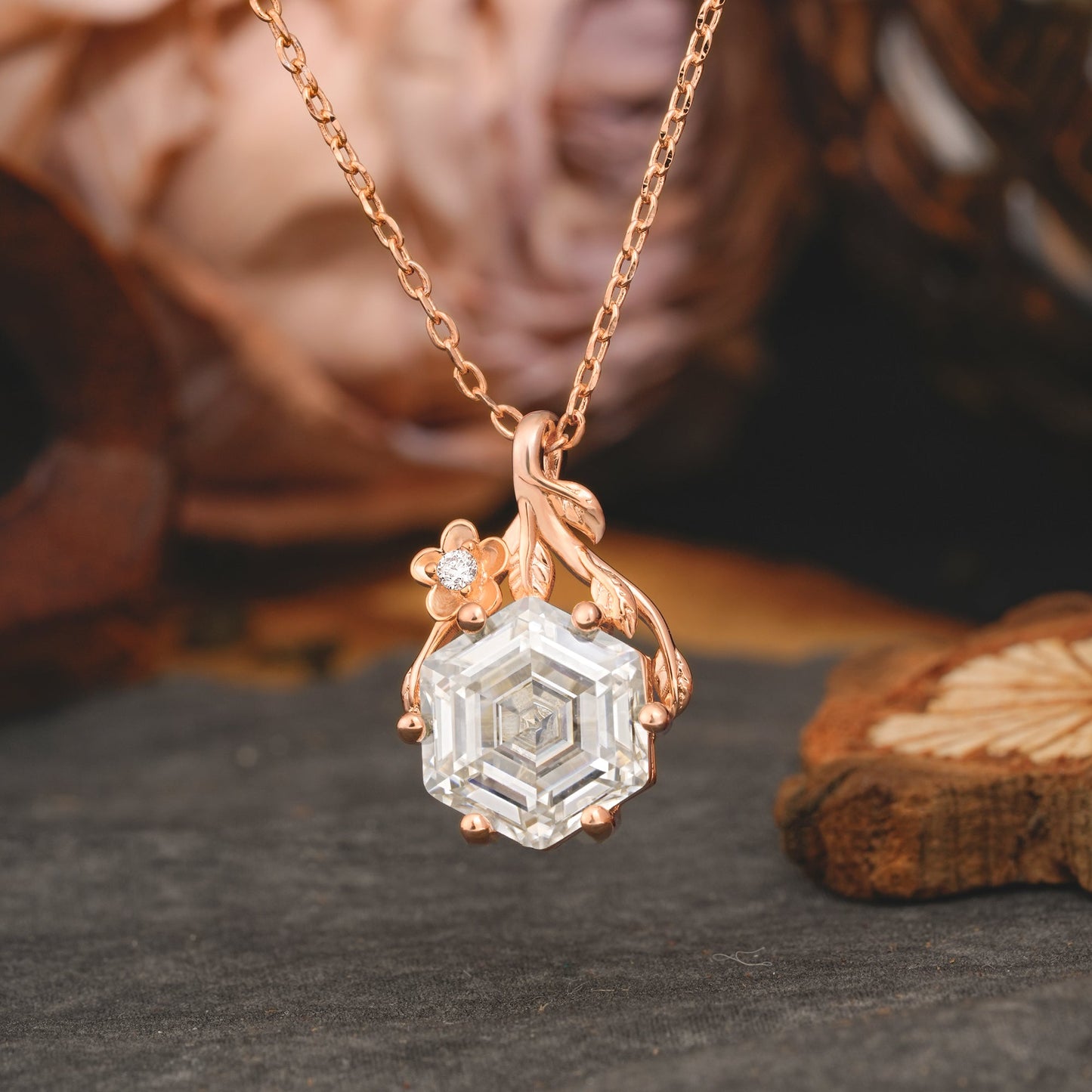 Created Moissanite Necklace Affordable Luxury Gift for Birthday