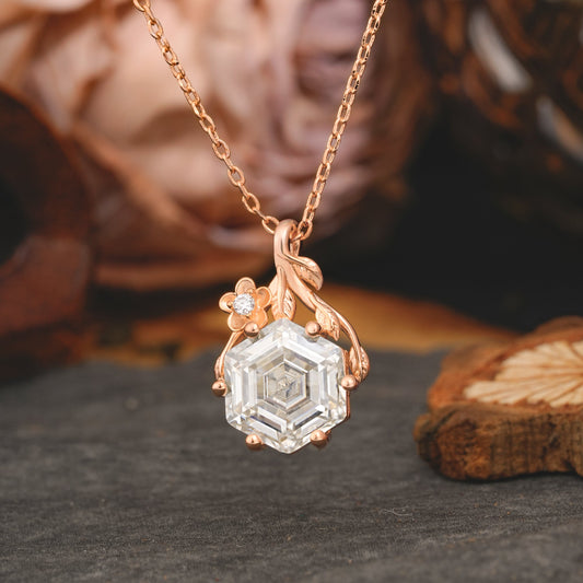 Created Moissanite Necklace Affordable Luxury Gift for Birthday
