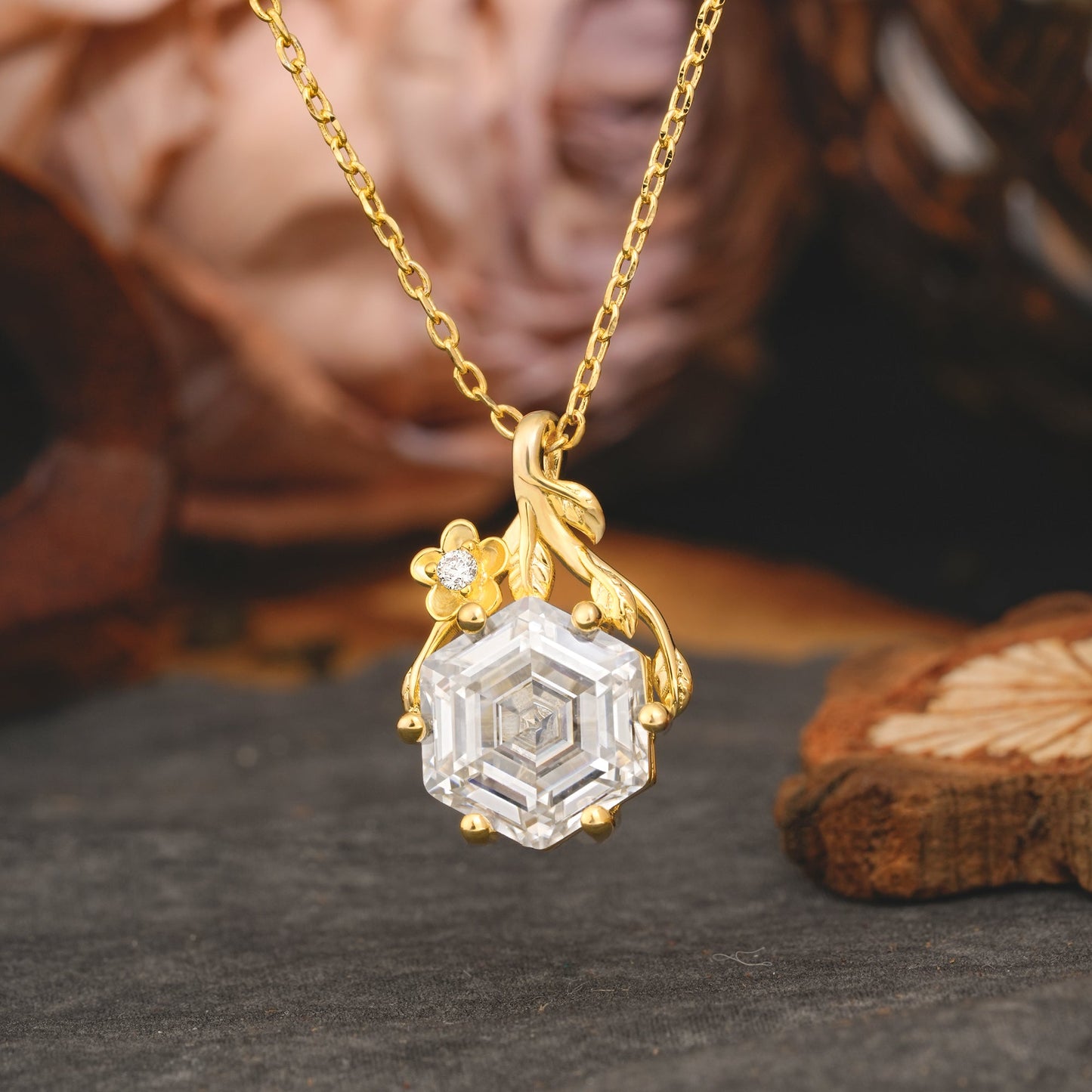Created Moissanite Necklace Affordable Luxury Gift for Birthday