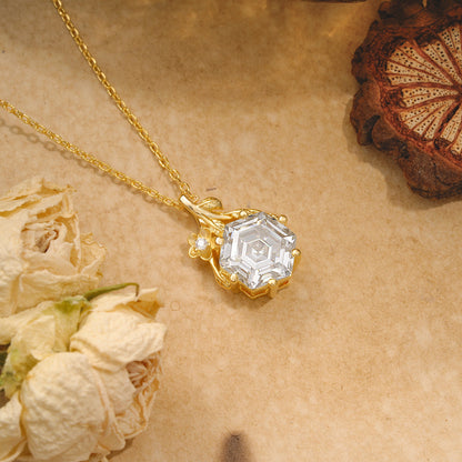 Created Moissanite Necklace Affordable Luxury Gift for Birthday