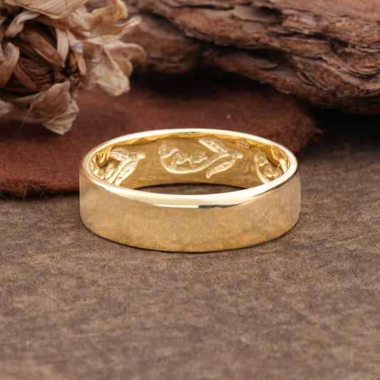 Elegant Double Layer Moissanite Pavé Wedding Band