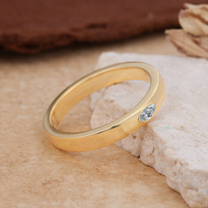 Iuxurious Oval Cut Lab Diamond  Wedding Band