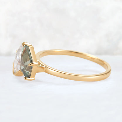 Toi Et Moi Two Stone Marquise & Kite Gemstone Ring
