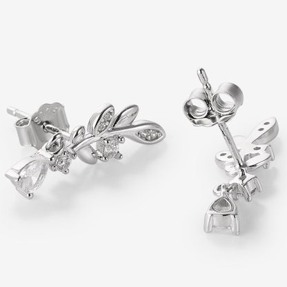 Lahela Jewelry Leaf Inspired Earrings Set 2pcs