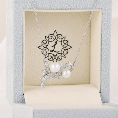 Gemini Zodiac Pearl Necklace