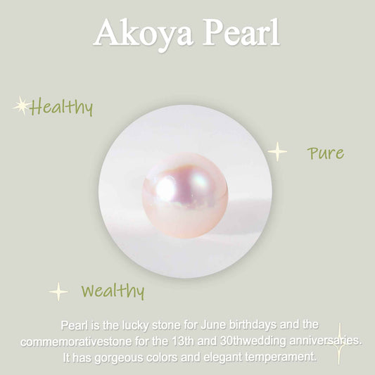 Cluster Round Shaped Pearl and Moissanite Gemstone Ring