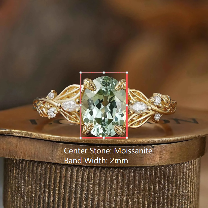 Custom Oval Cut Moissanite Engagement Ring For ala hassan