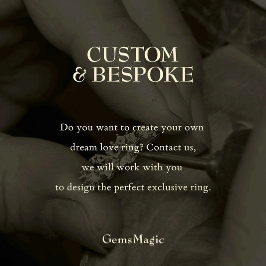 Aphrodite's Enchanted Vine | A Mythical Heart Shaped Sparkle Cut Sapphire Engagement Ring Set