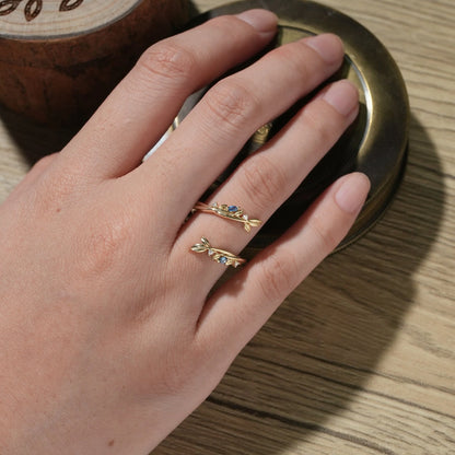Sapphire Enhancer Wedding Band-Elodie